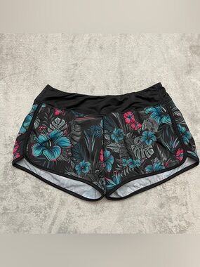 Savs Project X Women's Floral Running Shorts Size Large